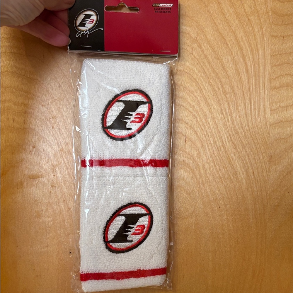 Reebok White and Red Wristbands these are vintage